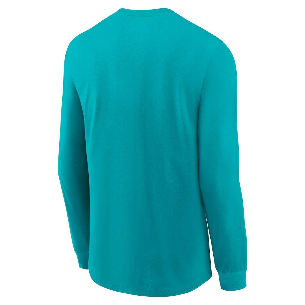 Miami Dolphins Play to Win Essential Long Sleeve T-Shirt | NFL Sale