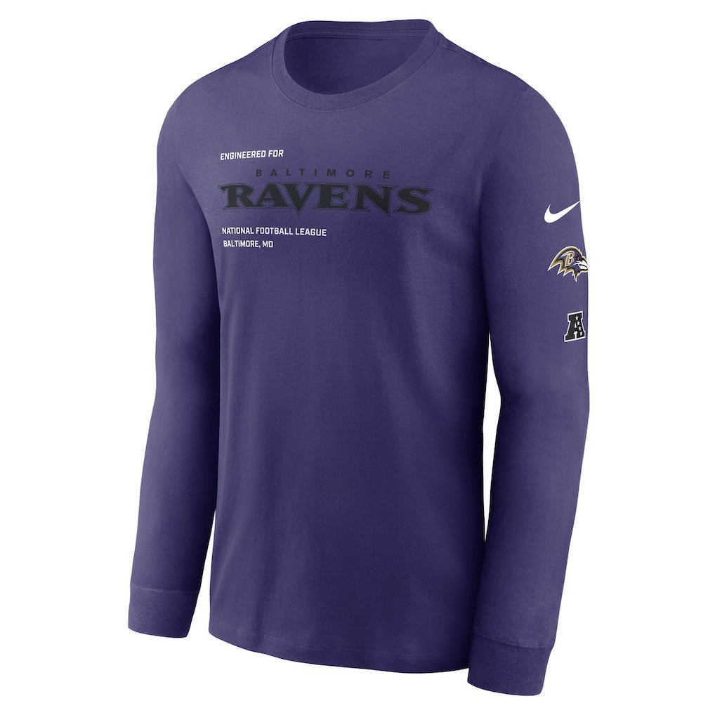 Baltimore Ravens Play to Win Essential Long Sleeve T-Shirt | NFL Sale