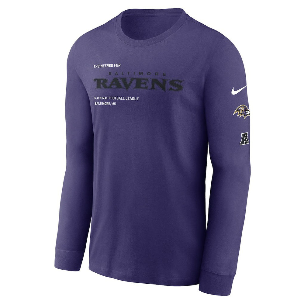 Baltimore Ravens Play to Win Essential Long Sleeve T-Shirt | NFL Sale