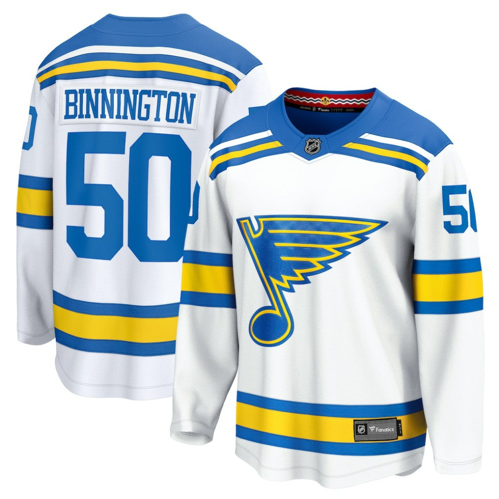 Jordan Binnington St. Louis Blues Fanatics Away Breakaway Player Jersey -  NHL Jerseys
