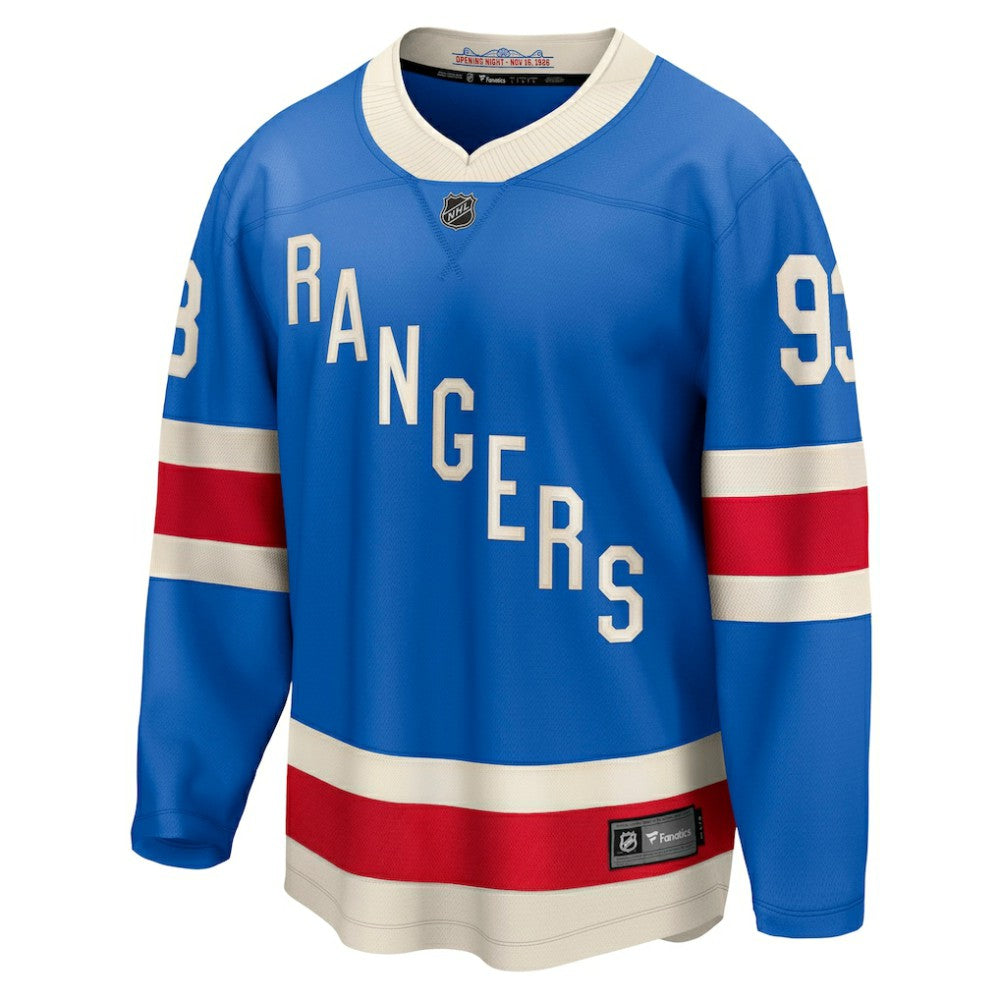Mika Zibanejad New York Rangers Fanatics Centennial Breakaway Jersey -  NHL Jerseys