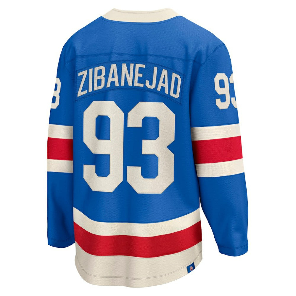 Mika Zibanejad New York Rangers Fanatics Centennial Breakaway Jersey -  NHL Jerseys