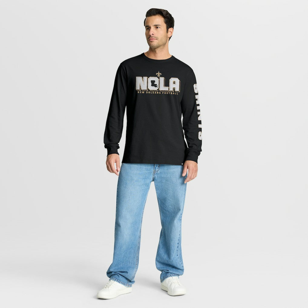 New Orleans Saints Hometown Sweep Legacy Long Sleeve T-Shirt | NFL Hot
