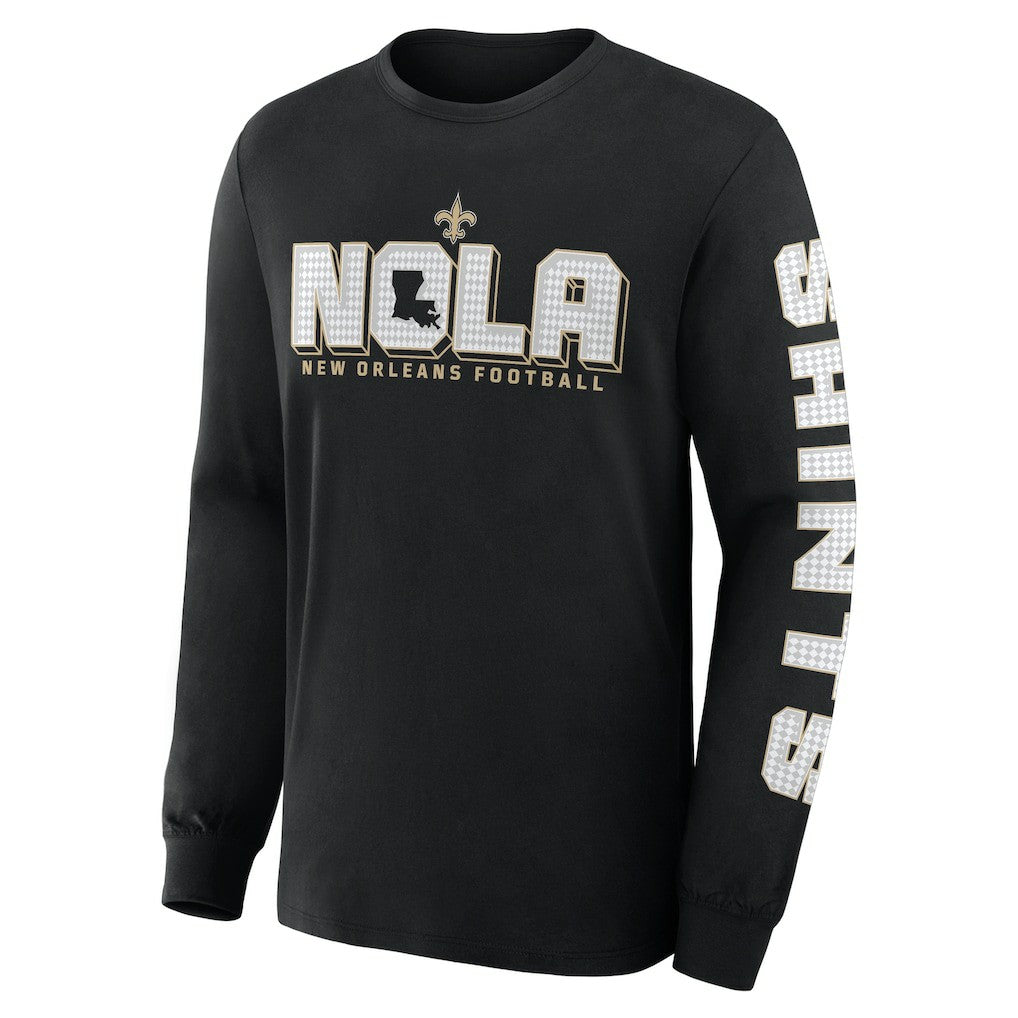 New Orleans Saints Hometown Sweep Legacy Long Sleeve T-Shirt | NFL Hot
