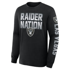 Las Vegas Raiders Hometown Sweep Legacy Long Sleeve T-Shirt | NFL Discount