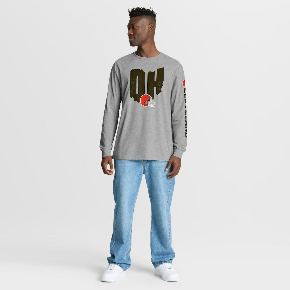 Cleveland Browns Hometown Sweep Legacy Long Sleeve T-Shirt | NFL Discount
