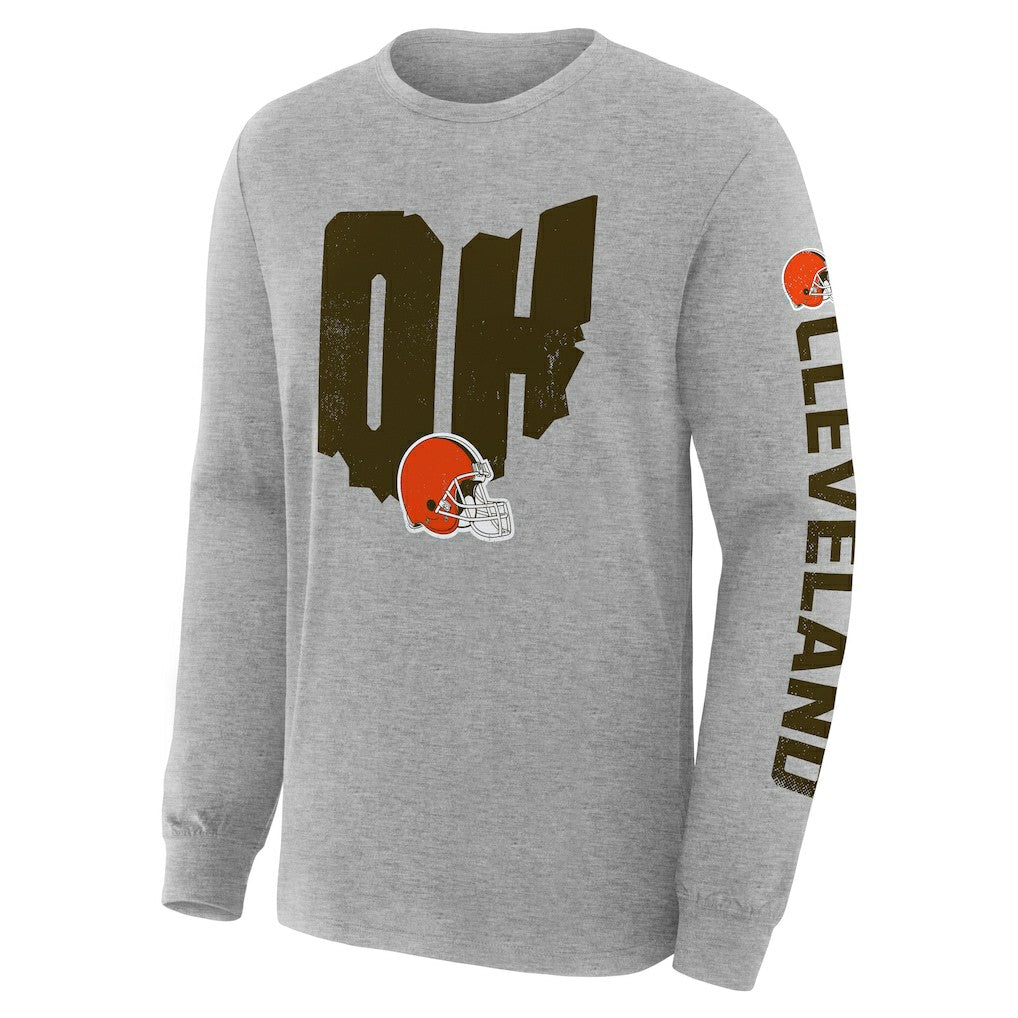 Cleveland Browns Hometown Sweep Legacy Long Sleeve T-Shirt | NFL Discount