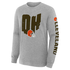 Cleveland Browns Hometown Sweep Legacy Long Sleeve T-Shirt | NFL Discount