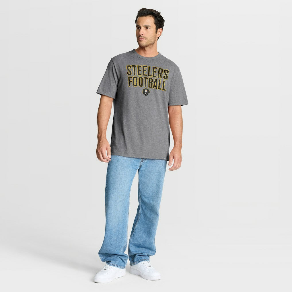 Pittsburgh Steelers First Down Tribute Tri-Blend T-Shirt | NFL US