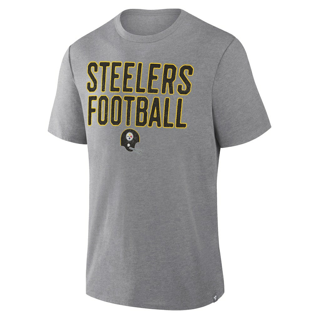 Pittsburgh Steelers First Down Tribute Tri-Blend T-Shirt | NFL US