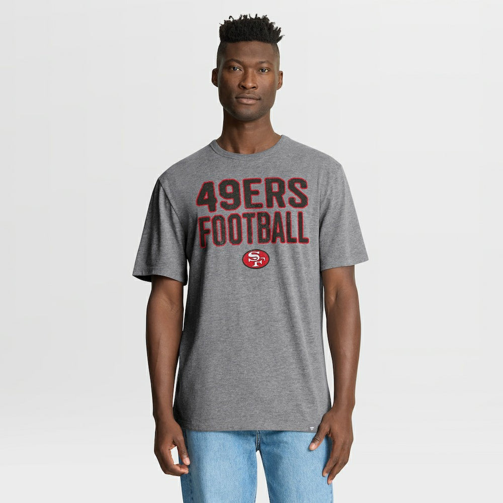 San Francisco 49ers First Down Tribute Tri-Blend T-Shirt | NFL Discount