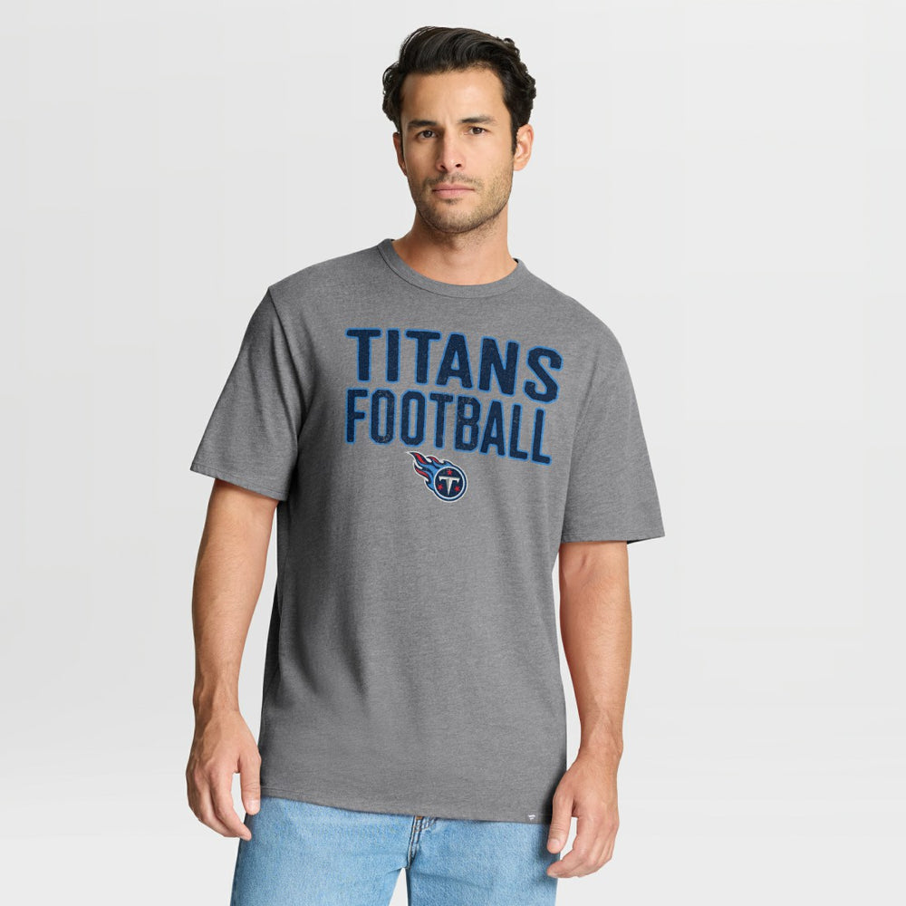 Tennessee Titans First Down Tribute Tri-Blend T-Shirt | NFL New