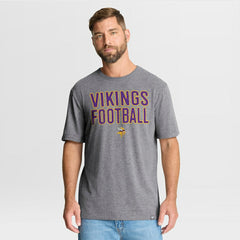 Minnesota Vikings First Down Tribute Tri-Blend T-Shirt | NFL New