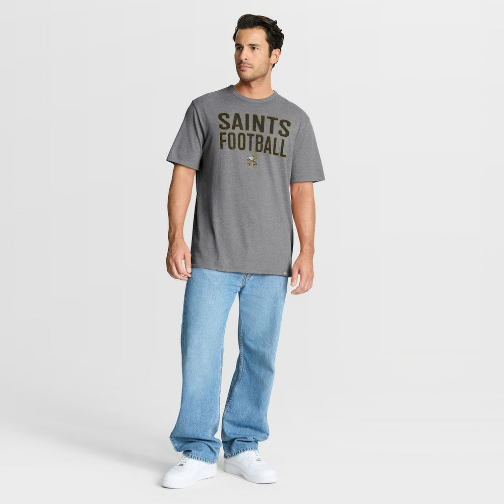 New Orleans Saints First Down Tribute Tri-Blend T-Shirt | NFL Outlet