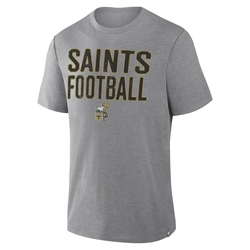 New Orleans Saints First Down Tribute Tri-Blend T-Shirt | NFL Outlet