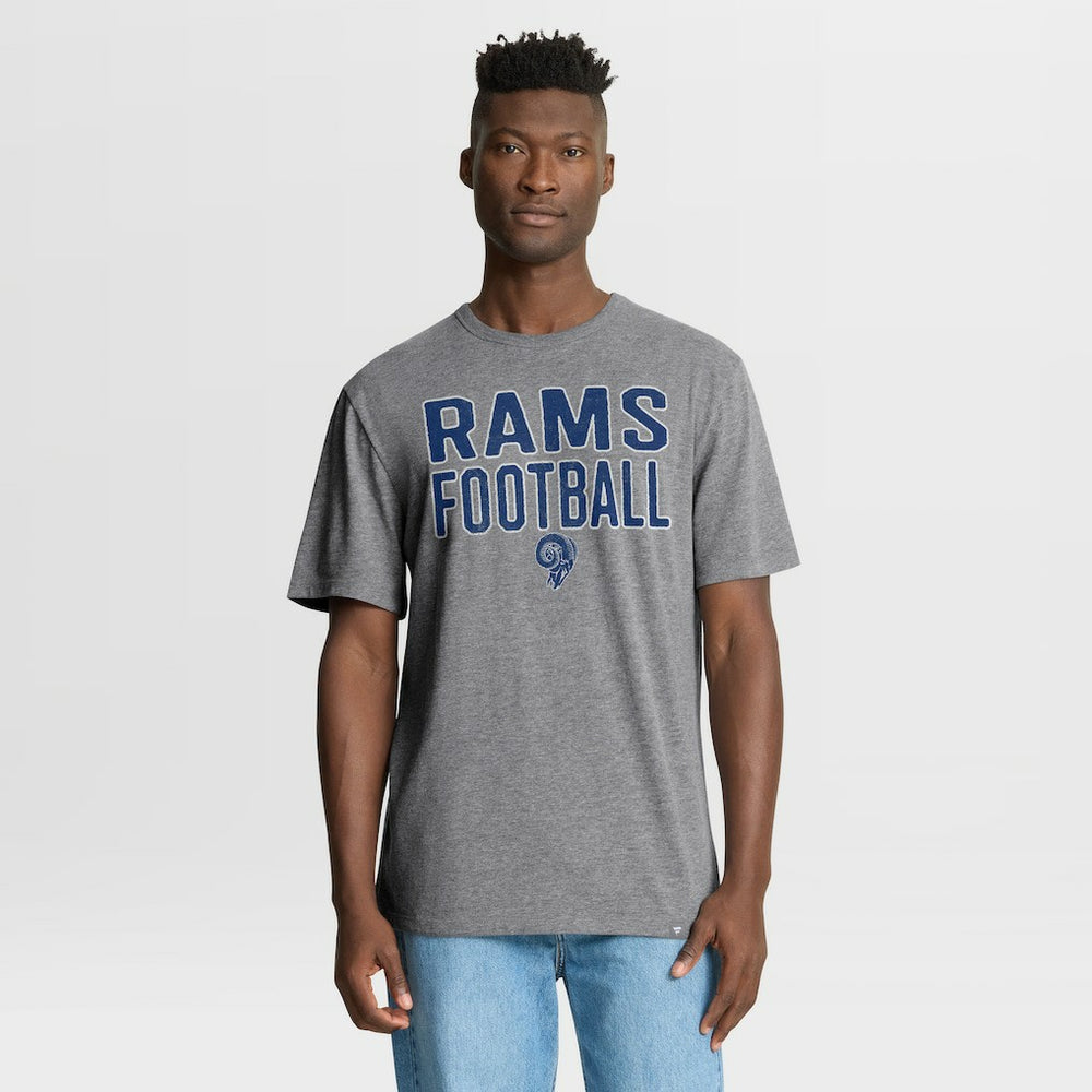 Los Angeles Rams First Down Tribute Tri-Blend T-Shirt | NFL Sale