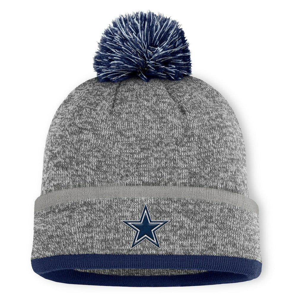 Dallas Cowboys Motion Cuffed Knit Hat with Pom | NFL Online