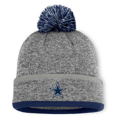 Dallas Cowboys Motion Cuffed Knit Hat with Pom | NFL Online