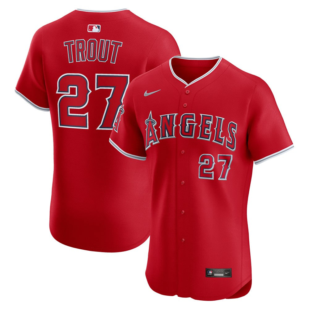 Mike Trout Los Angeles Angels Nike Alternate Elite Jersey - MLB Jerseys