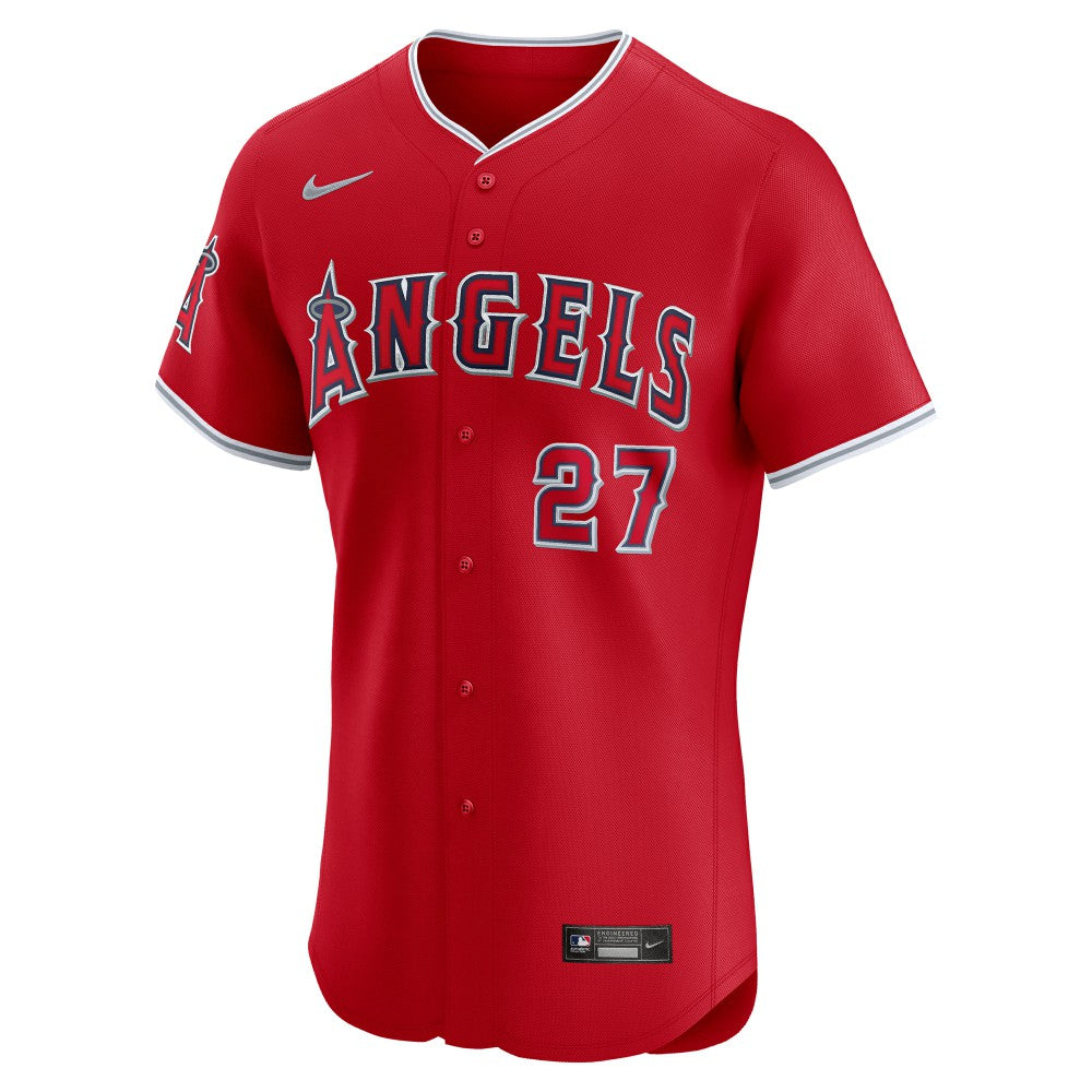 Mike Trout Los Angeles Angels Nike Alternate Elite Jersey - MLB Jerseys
