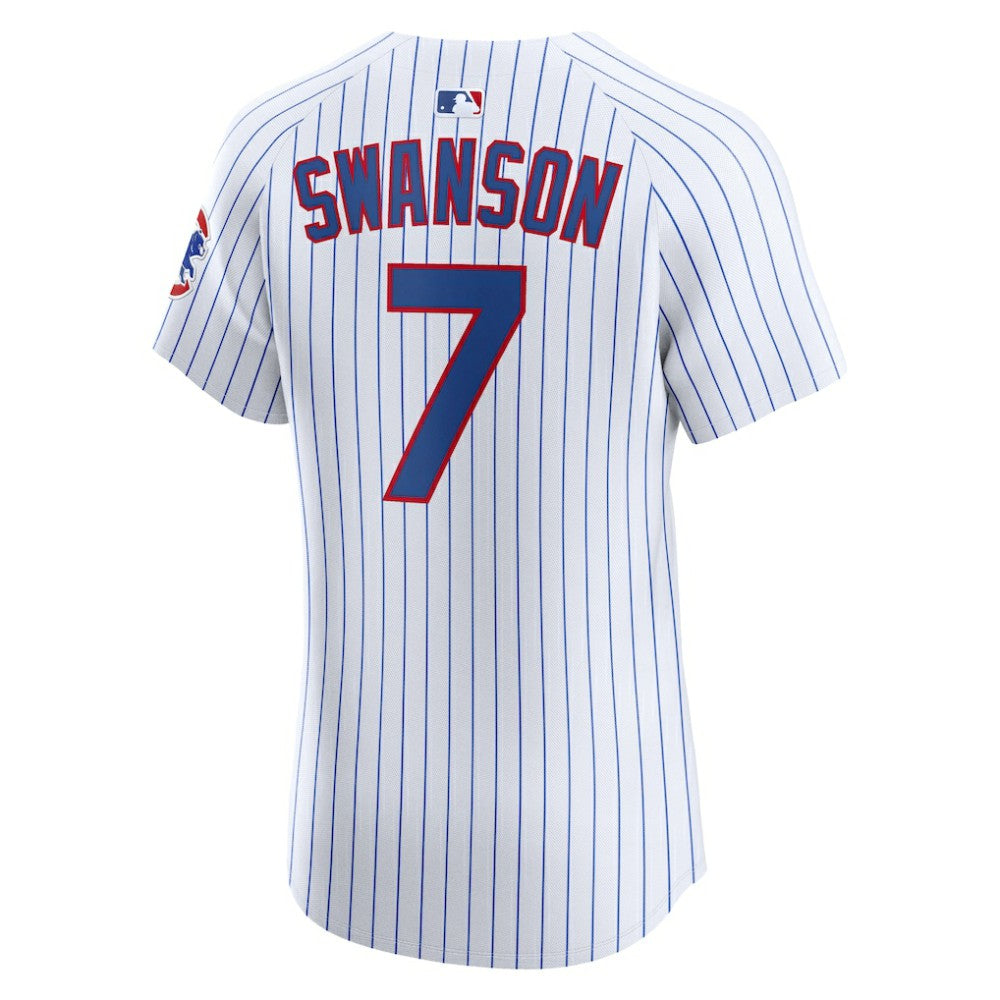 Dansby Swanson Chicago Cubs Nike Home Elite Jersey - MLB Jerseys