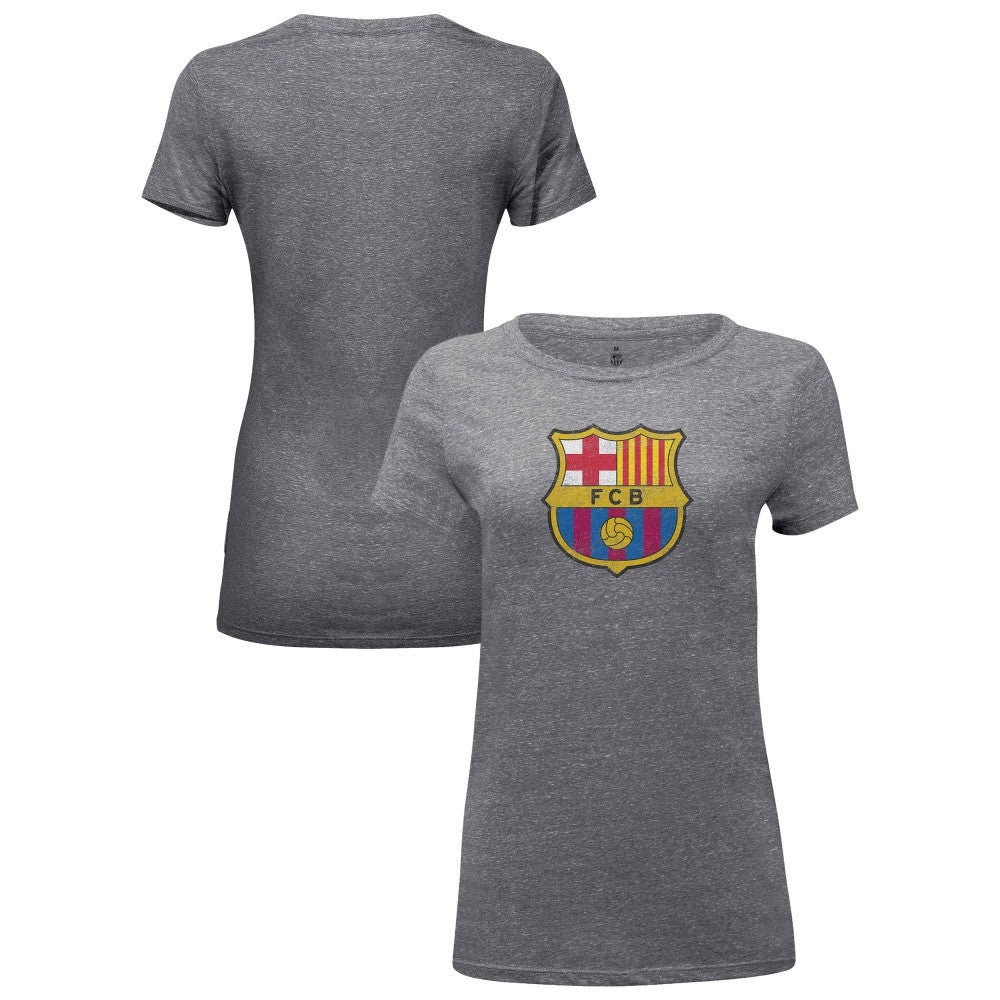 Barcelona 1863FC Women's Color Badge Tri-Blend T-Shirt