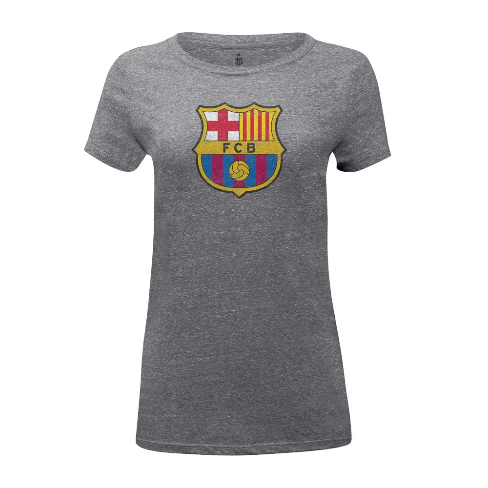 Barcelona 1863FC Women's Color Badge Tri-Blend T-Shirt