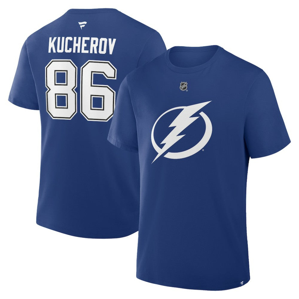 Nikita Kucherov Tampa Bay Lightning Fanatics Authentic Stack Name & Number T-Shirt -  NHL T-shirts