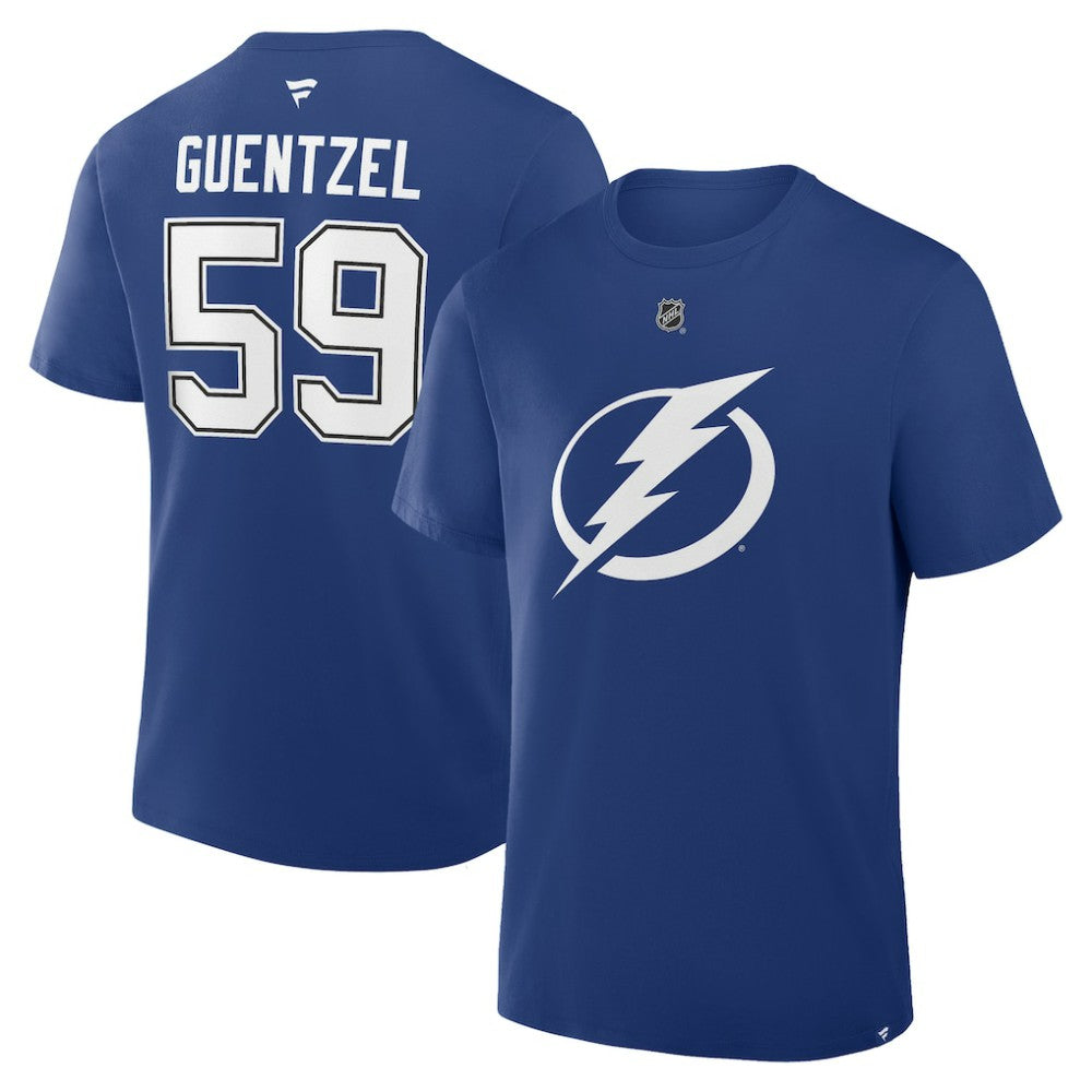 Jake Guentzel Tampa Bay Lightning Fanatics Authentic Stack Name & Number T-Shirt -  NHL T-shirts