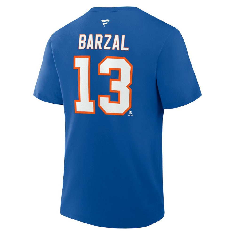 Mathew Barzal New York Islanders Fanatics Authentic Stack Name & Number T-Shirt -  NHL T-shirts