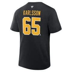 Erik Karlsson Pittsburgh Penguins Fanatics Authentic Stack Name & Number T-Shirt -  NHL T-shirts