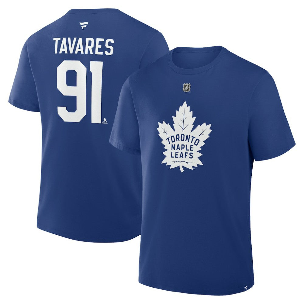 John Tavares Toronto Maple Leafs Fanatics Authentic Stack Name & Number T-Shirt -  NHL T-shirts