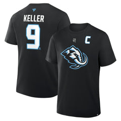 Clayton Keller Utah Mammoth Fanatics Authentic Stack Name & Number T-Shirt -  NHL T-shirts
