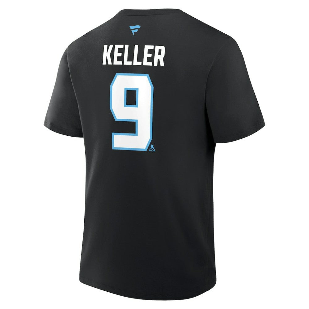 Clayton Keller Utah Mammoth Fanatics Authentic Stack Name & Number T-Shirt -  NHL T-shirts