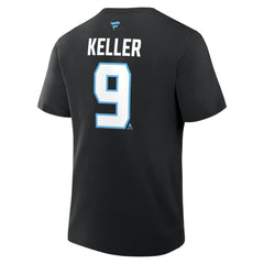 Clayton Keller Utah Mammoth Fanatics Authentic Stack Name & Number T-Shirt -  NHL T-shirts
