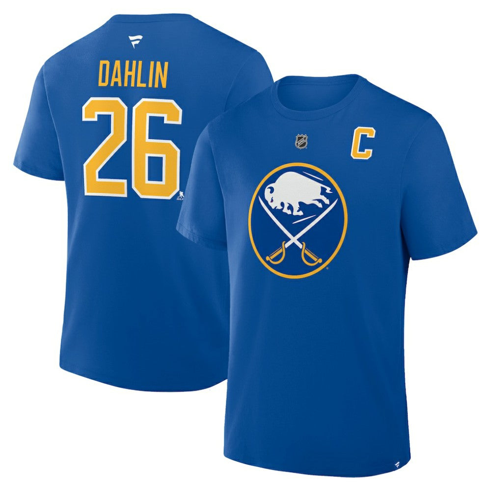 Rasmus Dahlin Buffalo Sabres Fanatics Authentic Stack Name & Number T-Shirt -  NHL T-shirts