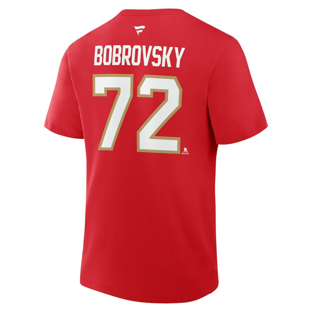 Sergei Bobrovsky Florida Panthers Fanatics Authentic Stack Name & Number T-Shirt -  NHL T-shirts