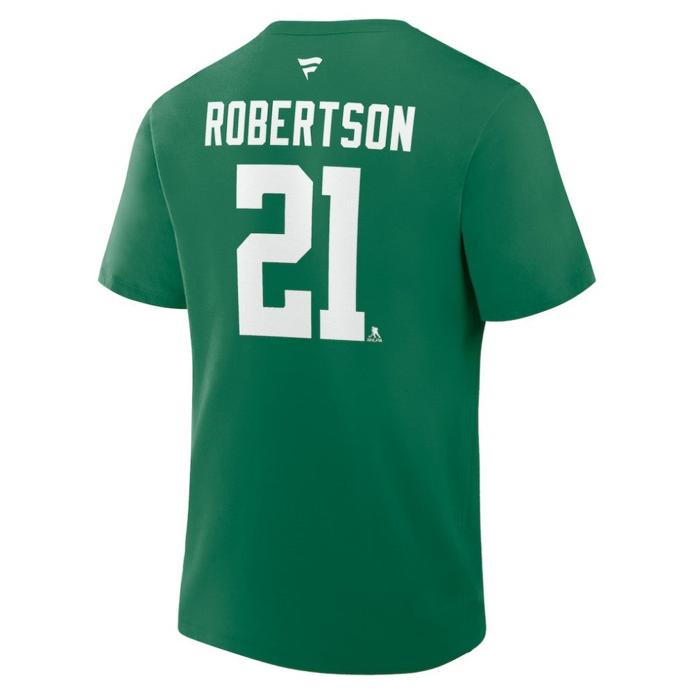 Jason Robertson Dallas Stars Fanatics Authentic Stack Name & Number T-Shirt -  NHL T-shirts