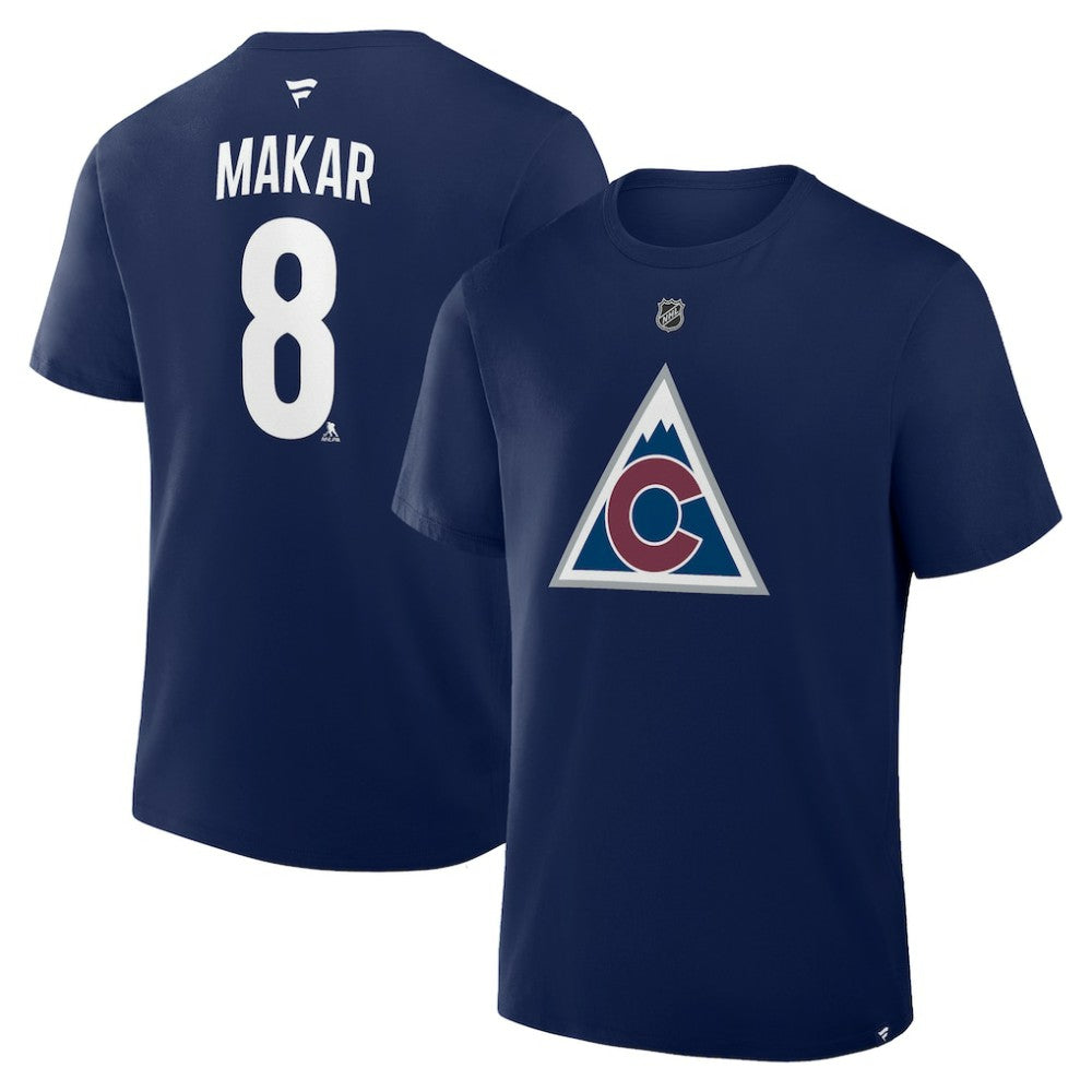 Cale Makar Colorado Avalanche Fanatics Authentic Stack Name & Number T-Shirt -  NHL T-shirts