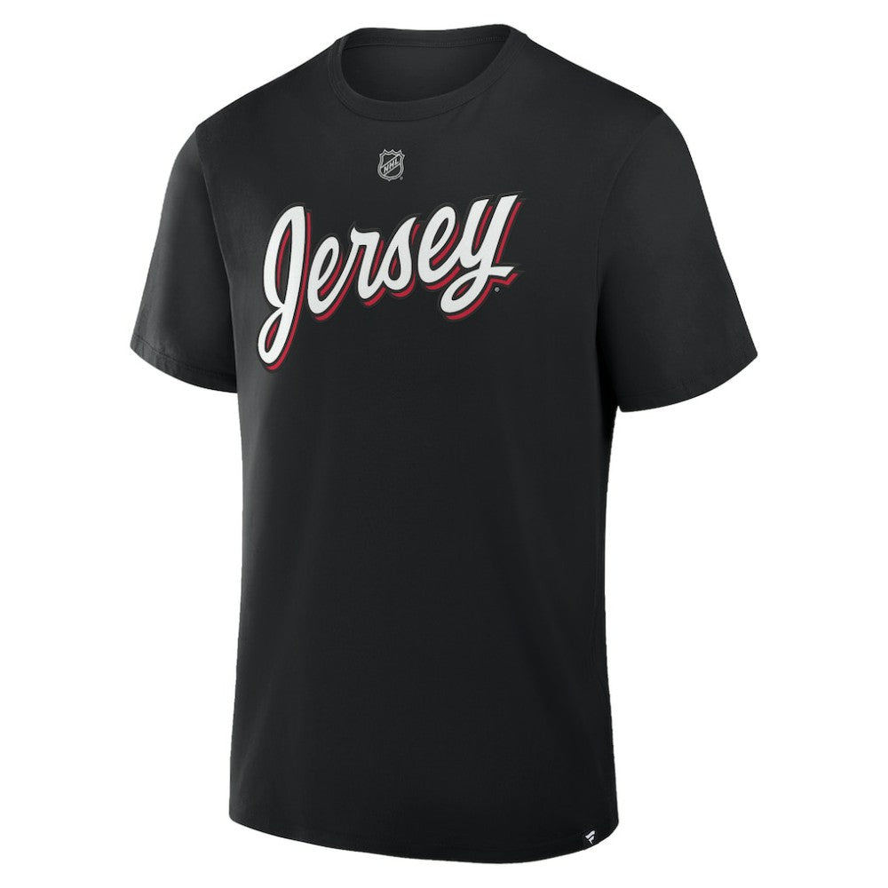 Jacob Markstrom New Jersey Devils Fanatics Authentic Stack Name & Number T-Shirt -  NHL T-shirts