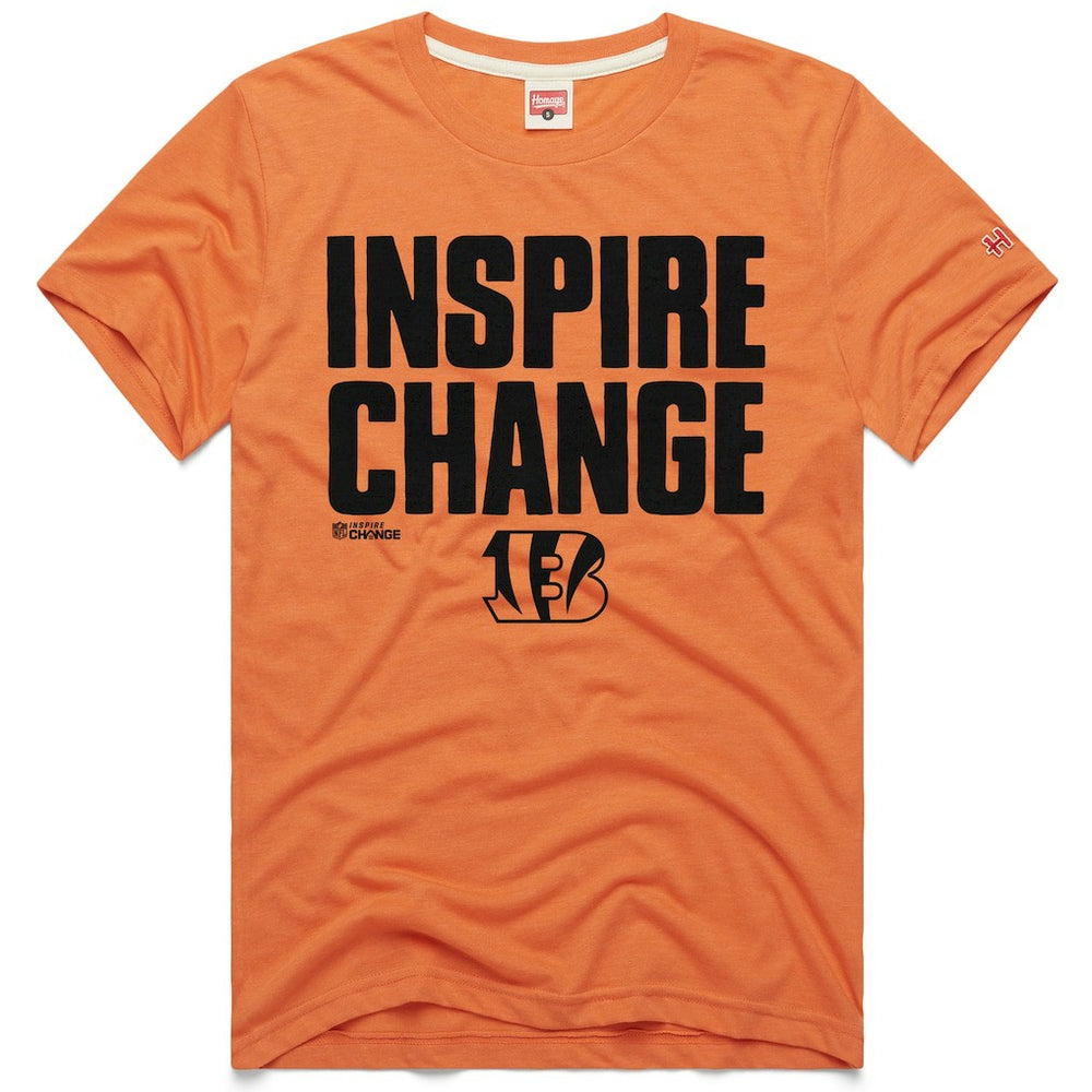 Cincinnati Bengals Homage Unisex 2024 Inspire Change Tri-Blend T-Shirt | NFL Near me