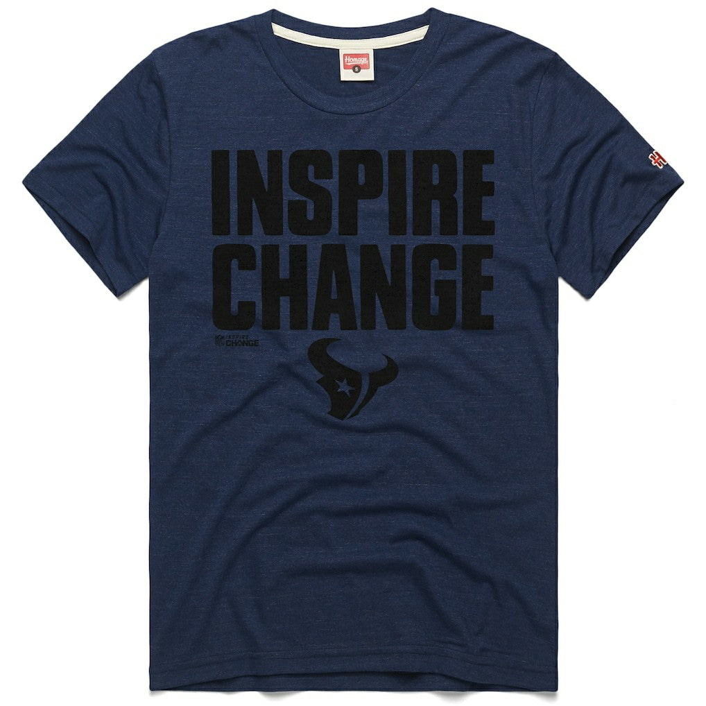 Houston Texans Homage Unisex 2024 Inspire Change Tri-Blend T-Shirt | NFL Near me