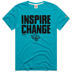 Jacksonville Jaguars Homage Unisex 2024 Inspire Change Tri-Blend T-Shirt | NFL Hot