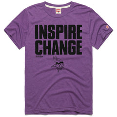 Minnesota Vikings Homage Unisex 2024 Inspire Change Tri-Blend T-Shirt | NFL Online