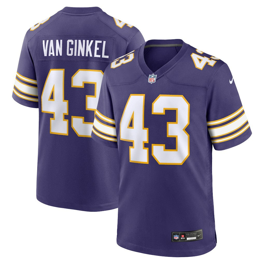 Minnesota Vikings Andrew Van Ginkel  Alternate Game Jersey | NFL Discount