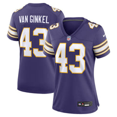 Minnesota Vikings Andrew Van Ginkel  Women's Alternate Game Jersey | NFL On sale