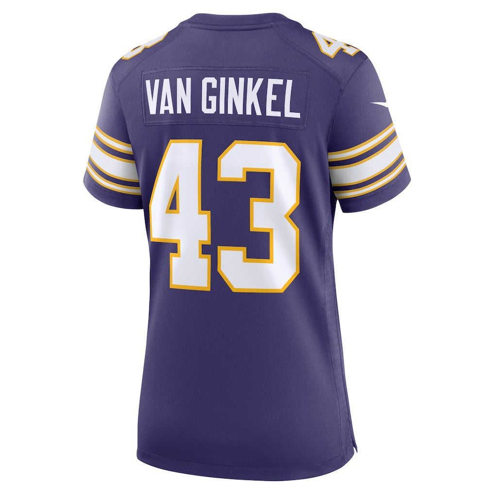 Minnesota Vikings Andrew Van Ginkel  Women's Alternate Game Jersey | NFL On sale