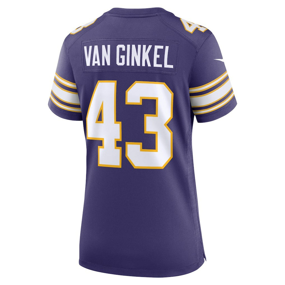 Minnesota Vikings Andrew Van Ginkel  Women's Alternate Game Jersey | NFL On sale
