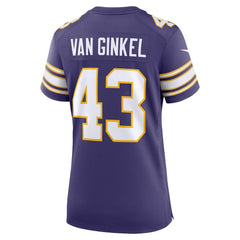 Minnesota Vikings Andrew Van Ginkel  Women's Alternate Game Jersey | NFL On sale
