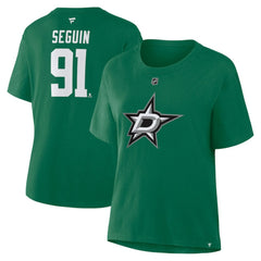 Tyler Seguin Dallas Stars Fanatics Women's Authentic Stack Name & Number T-Shirt -  NHL T-shirts